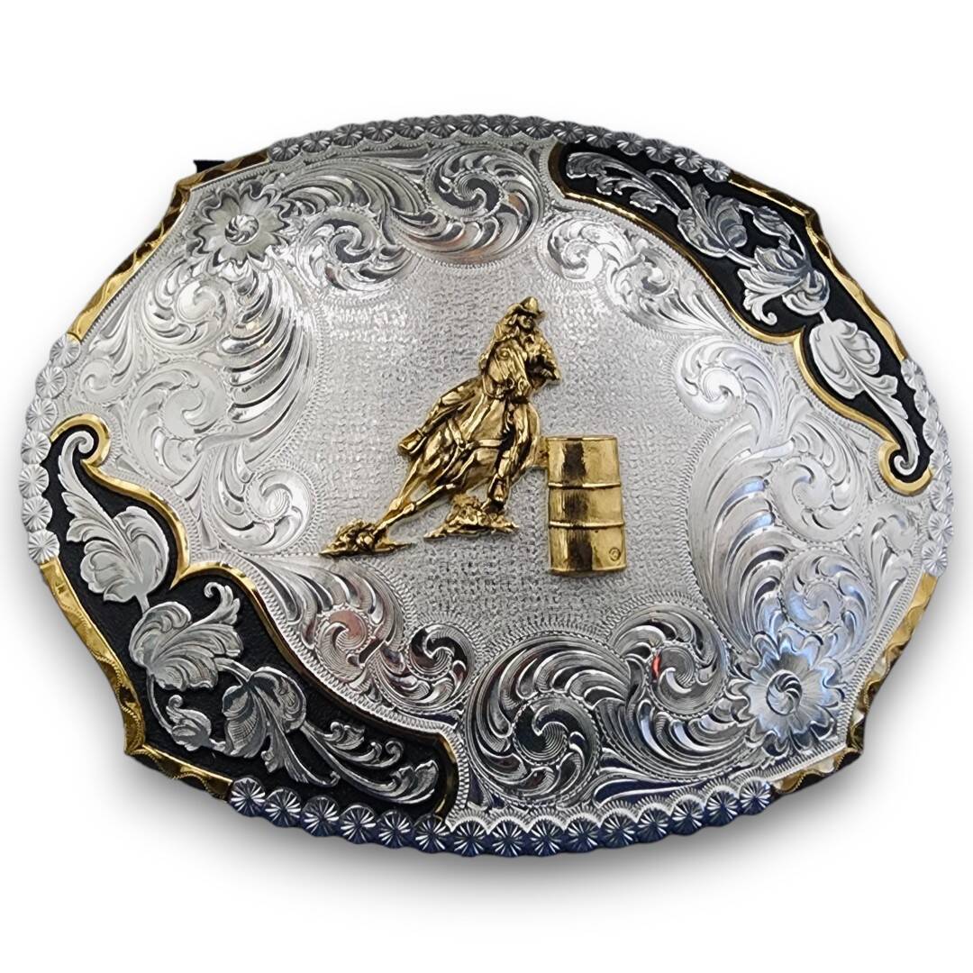 Montana Silversmiths Barrel Racer Belt Buckle - The Horse Barn
