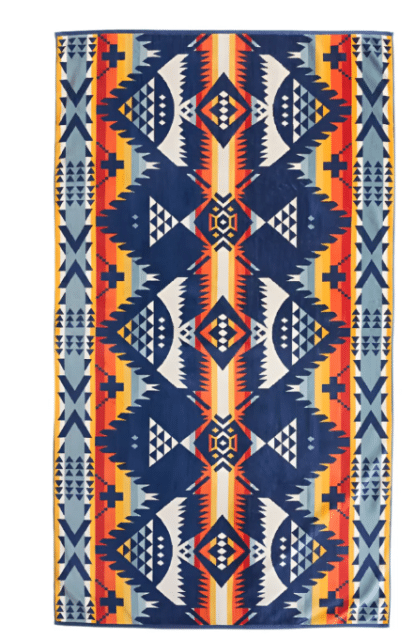 Pendleton Nehalem Navy Towel The Horse Barn